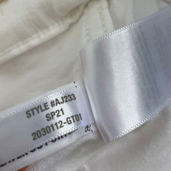 MADEWELL Womens 10" High-Rise Skinny Jeans EUC Sz 26 Pure White Stretch AJ233 - Picture 10 of 10